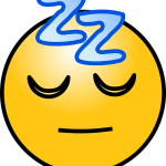 sleeping emoticon