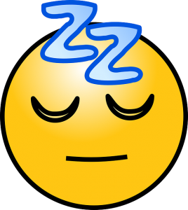 sleeping emoticon