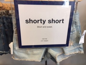 shorty shorts