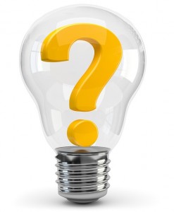 question light bulb